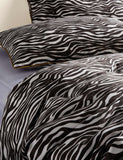 Pure Cotton Sateen Zebra Print Bedding Set