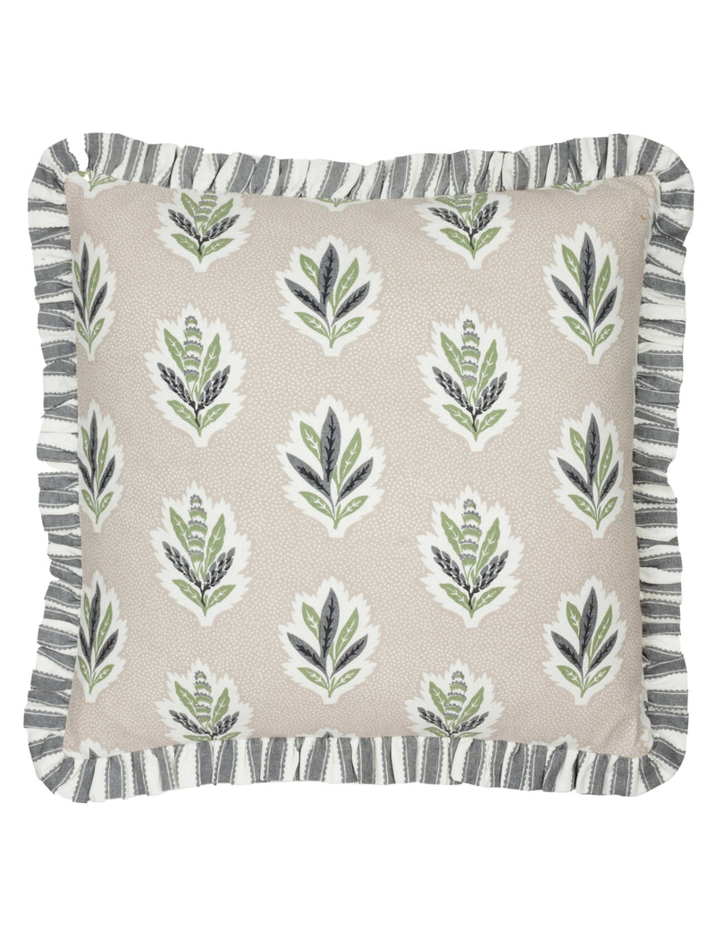 Sanderson pure cotton cushion oak leaf design 50x50cm (British brand)