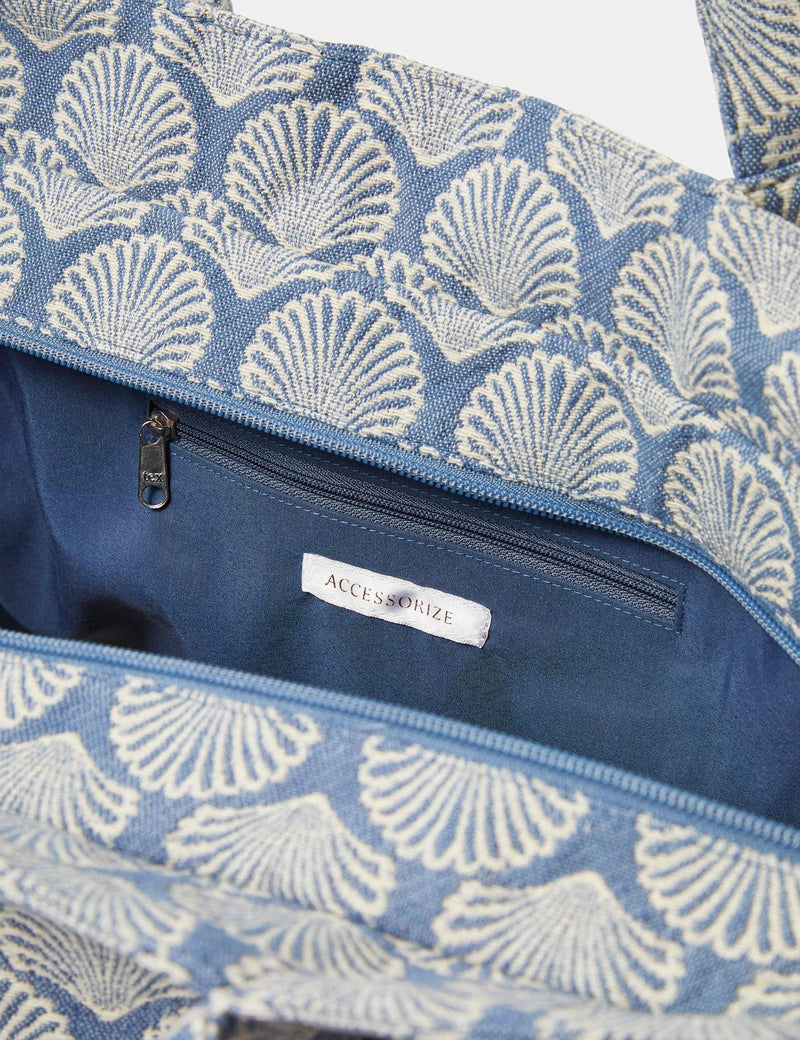 Accessorize pure cotton shell weekend bag, UK version