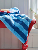 M&S Land & Shore Pure Cotton Shore Stripe Towel- Buy online at McGrocer