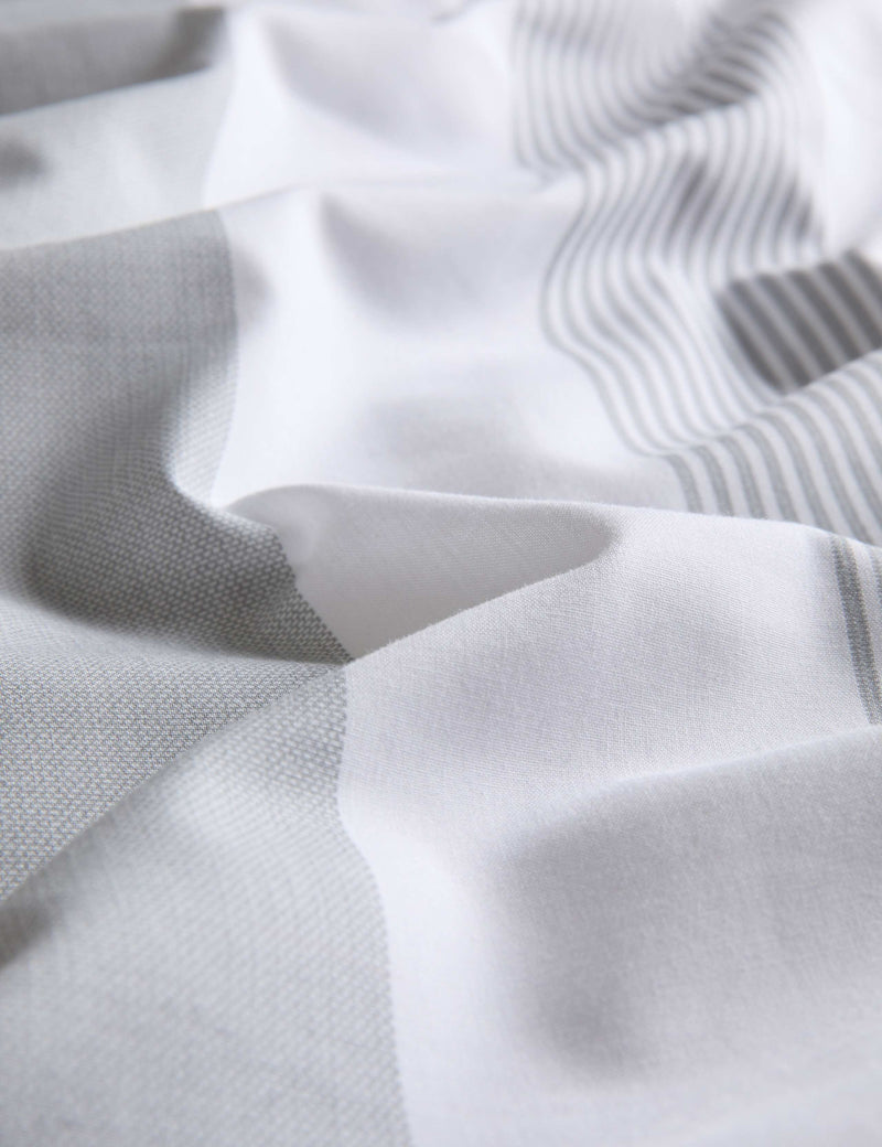 Signature stripe cotton bedding set (British brand)