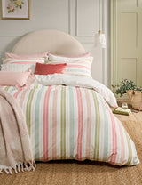 M&S Laura Ashley Pure Cotton Sophie Striped Bedding Set- Buy online at McGrocer