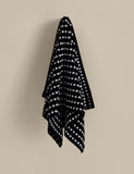 Pure cotton spotty striped towel 500 GSM - British product