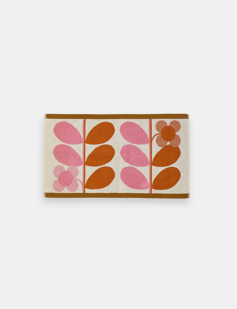 Orla Kiely Stem Bloom Bath Mat, imported from the UK