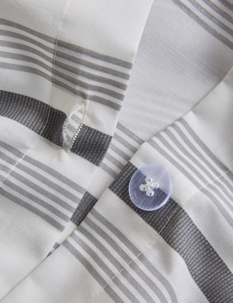 Pure cotton striped bedding set 180 thread count, UK version