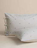 Pure cotton striped embroidered bedding set, UK version