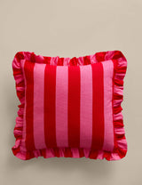 M&S Pure Cotton Striped Frill Cushion 45x45cm- Buy online at McGrocer