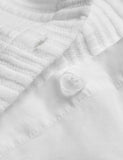 Pure cotton striped matelassé bedding set, UK version