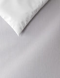 Cotton striped seersucker bedding set, imported from the UK