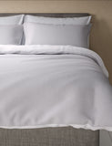 Cotton striped seersucker bedding set, imported from the UK