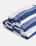 Pure Cotton Striped Textured Towel