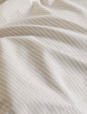 Pure cotton striped tie bedding set - British product