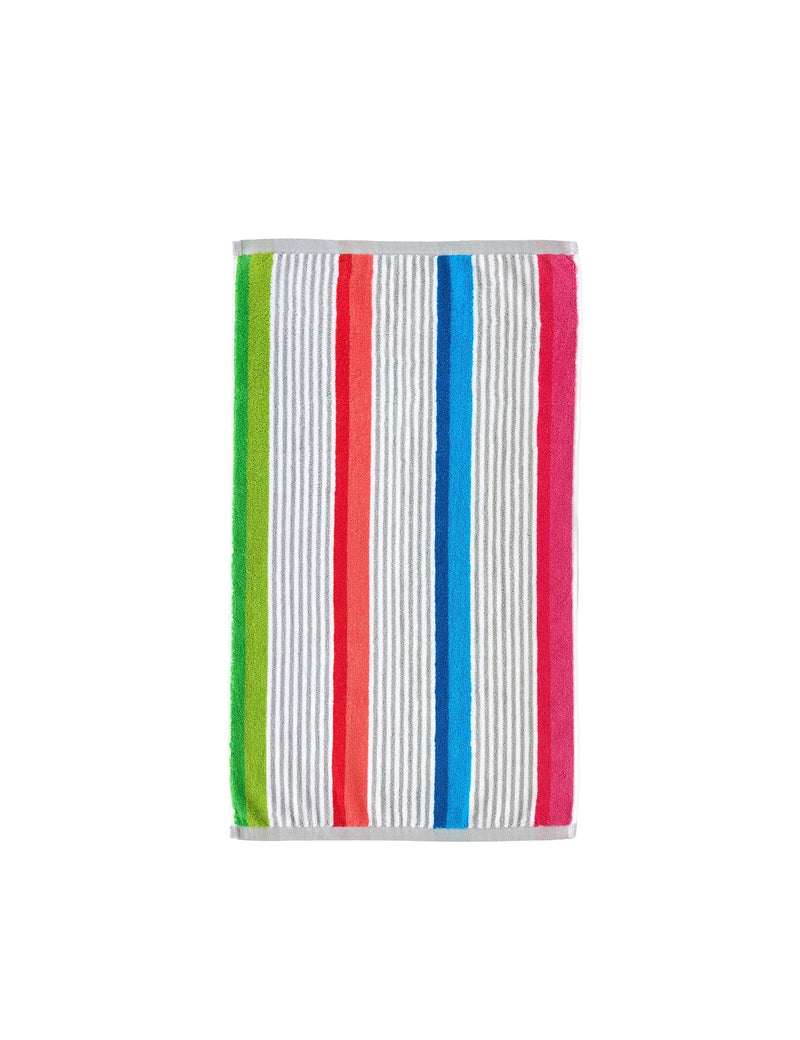 Designers Guild striped cotton towel 100x150cm, imported from the UK
