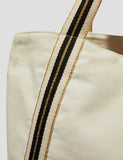 Monsoon striped cotton tote bag, imported from the UK