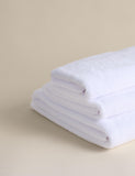 Pure cotton towel with linen border, UK version