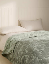 M&S Pure Cotton Trailing Cherry Bedspread- Buy online at McGrocer