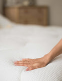 Night Lark cotton waffle 4.5 tog coverless duvet, imported from the UK