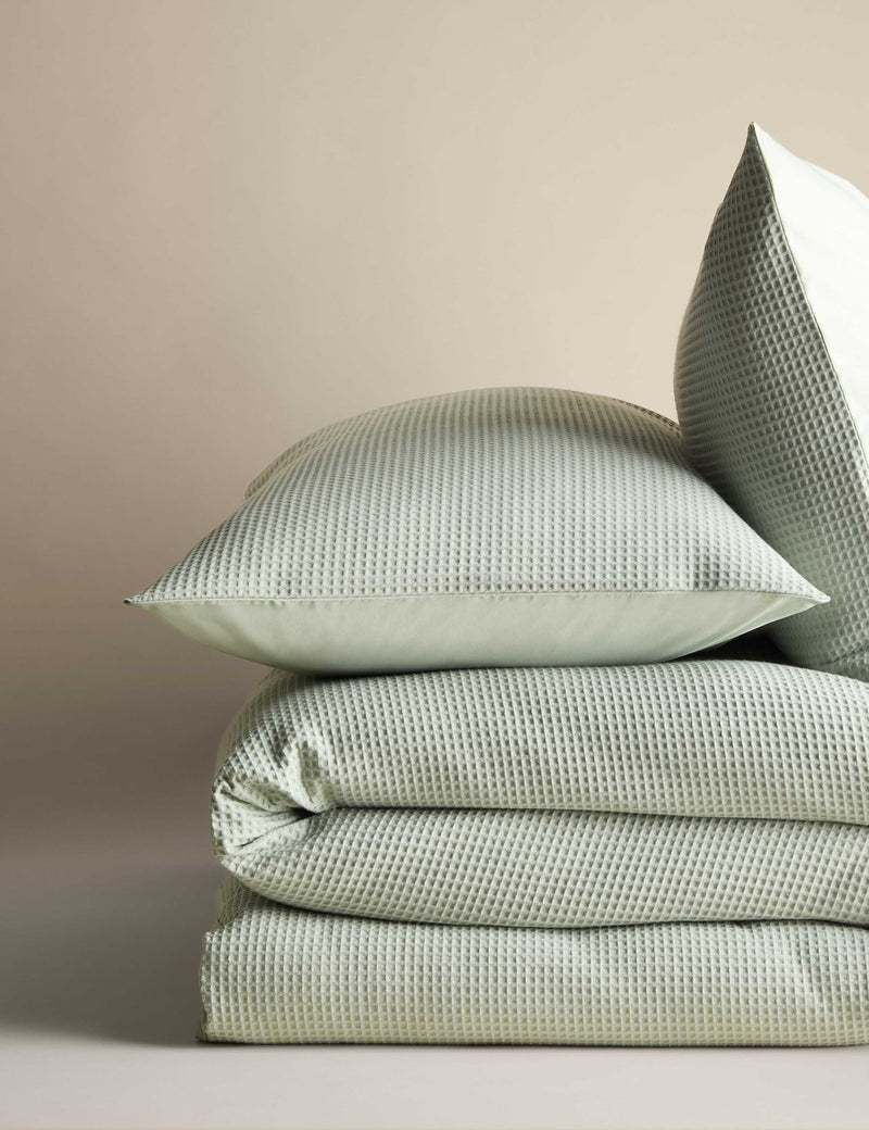 Pure Cotton Waffle Bedding Set