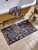 William Morris pure cotton bath mat Wild Tulip pattern, UK version