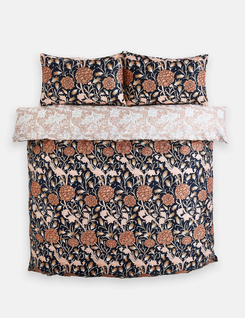 William Morris at Home pure cotton Wild Tulip bedding set (British brand)