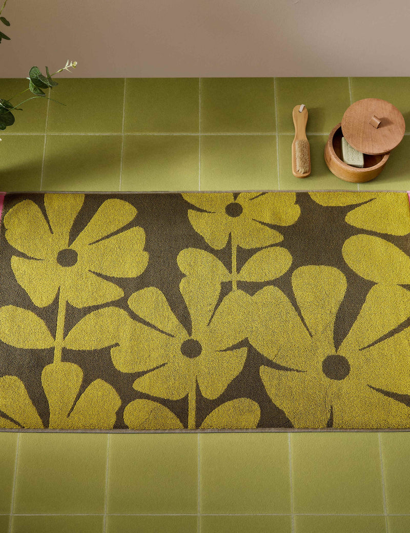 Orla Kiely wildflower bath mat 50x90cm (British brand)