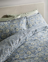 M&S Pure Cotton Woodblock Floral Bedding Set- Buy online at McGrocer