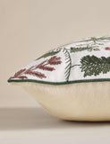 Woodland cushion pure cotton embroidered 50x50 cm (British brand)