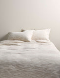 Zebra jacquard pure cotton bedding set with StayNew technology (British brand)