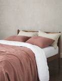 Bedfolk pure linen relaxed duvet cover, pre-washed - British product