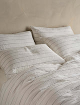 M&S Bedfolk Pure Linen Striped Duvet Cover- Buy online at McGrocer