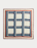 Jaeger pure silk geometric scarf 64cm - British product