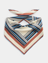 M&S Jaeger Pure Silk Geometric Scarf- Buy online at McGrocer