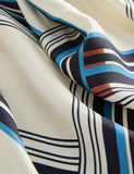 Jaeger pure silk geometric scarf 64cm - British product