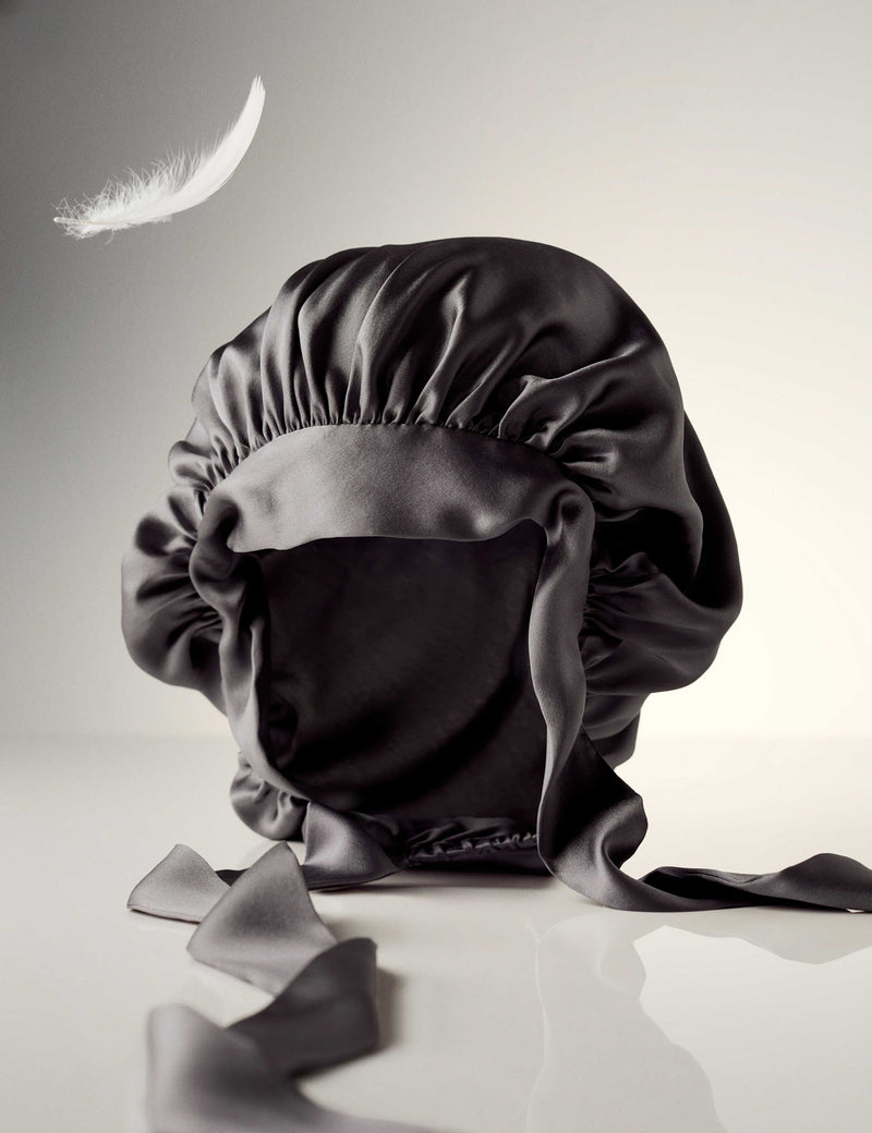 Pure Mulberry Silk Hair Bonnet natural protective hair accessory, imported from the UK