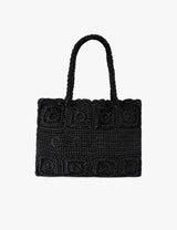 M&S Carvela Pure Silk Knitted Tote Bag (86mm x 253mm)- Buy online at McGrocer