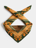 Jaeger pure silk printed floral square scarf 64cm, UK version