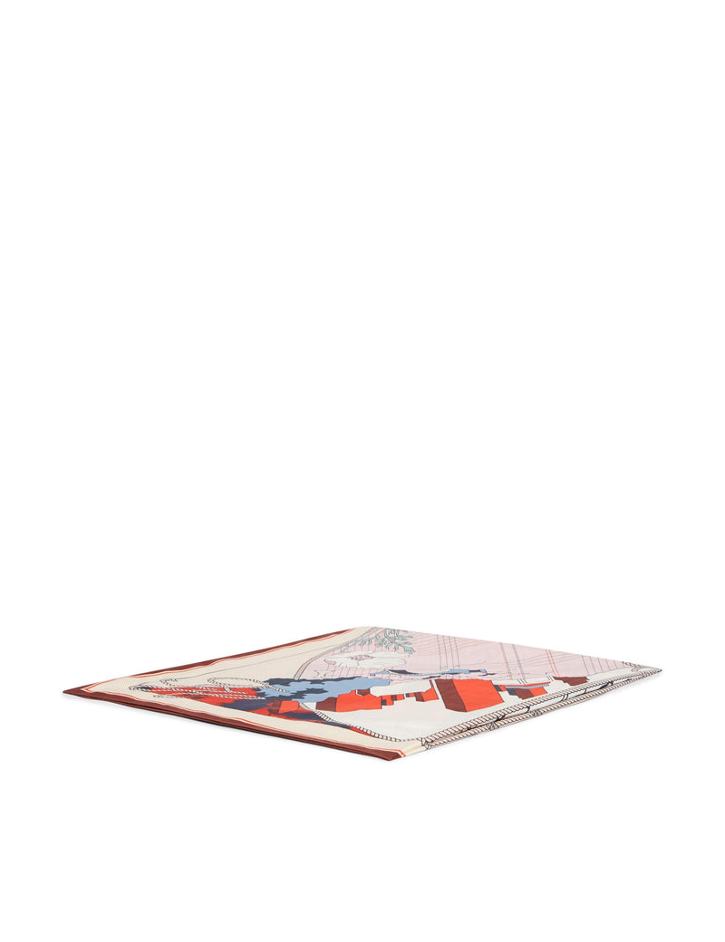 Tommy Hilfiger large printed pure silk scarf, imported from the UK