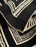 Jaeger pure silk printed scarf 64 cm, UK version