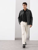 Pure Supima cotton polo shirt regular fit, imported from the UK
