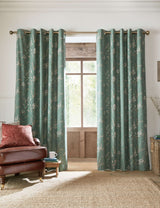 M&S Laura Ashley Pussy Willow Eyelet Blackout Curtains- Buy online at McGrocer
