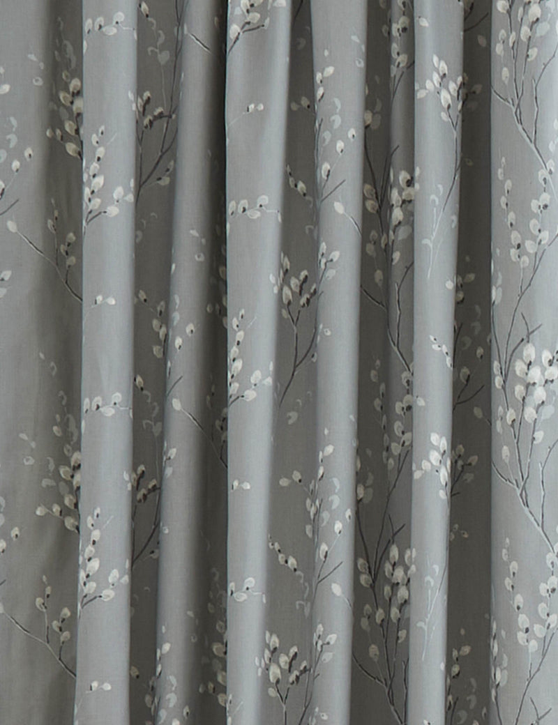 Laura Ashley pussy willow pencil pleat curtains, UK version