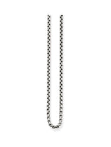 Next Thomas Sabo Silver Blackened Rebel Sterling Silver Necklace 0.2 cm Width- Buy online at McGrocer