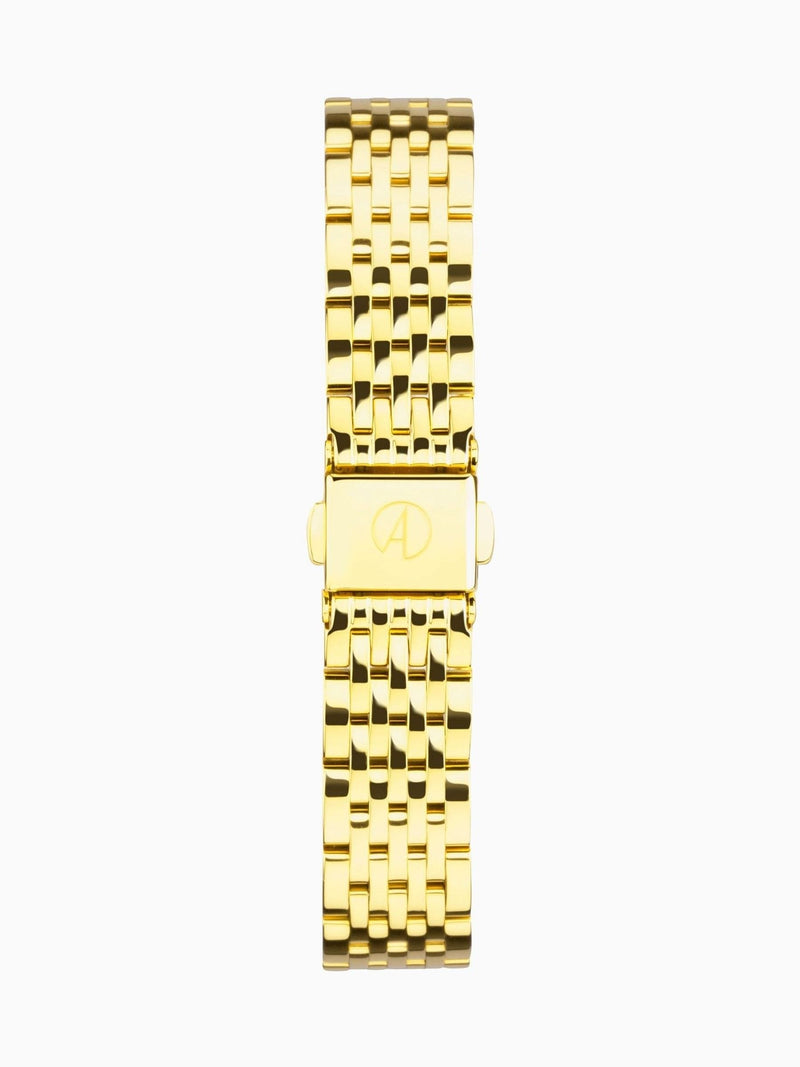 Accurist gold dress stainless steel bracelet 28mm watch - British product