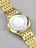 Accurist gold dress stainless steel bracelet 28mm watch - British product