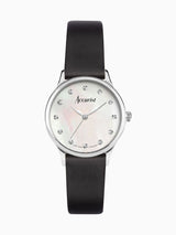 Next Accurist Black Dress Leather Strap 28mm Watch- Buy online at McGrocer
