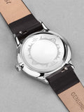 Accurist black dress leather strap watch 28mm - British product
