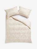 Lipsy Phoebe Oyster Jacquard duvet cover and pillowcase set, UK version