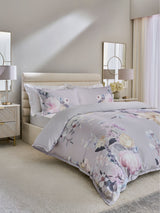 Next Lipsy Poppy Grey 200 Thread Count Duvet Cover and Pillowcase Set- Buy online at McGrocer