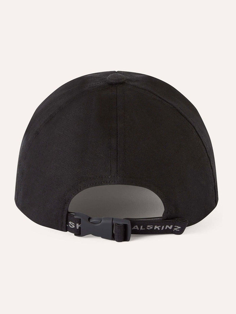Sealskinz black waterproof oiled canvas cap, UK version