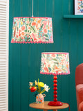 Lucy Tiffney pink floral ricrac lampshade, UK version